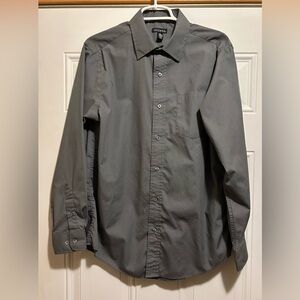 George Men's Charcoal Dress Shirt